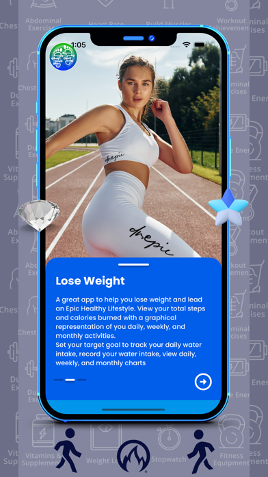 DR.EPIC PEDOMETER Screenshot