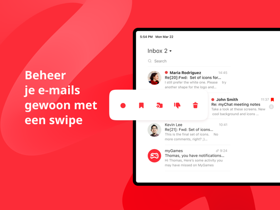 Email App – myMail iPad app afbeelding 7