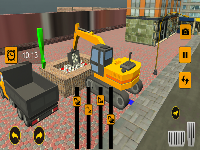 Futuristic Excavator Simulator