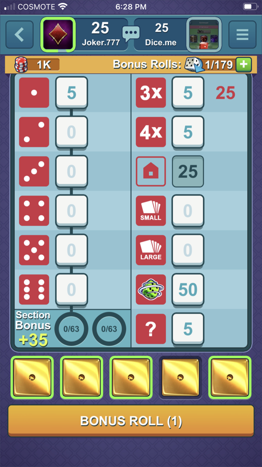 #4. Dice-n-Roll online Yatzy (iOS) 由: JAGPLAY LTD.