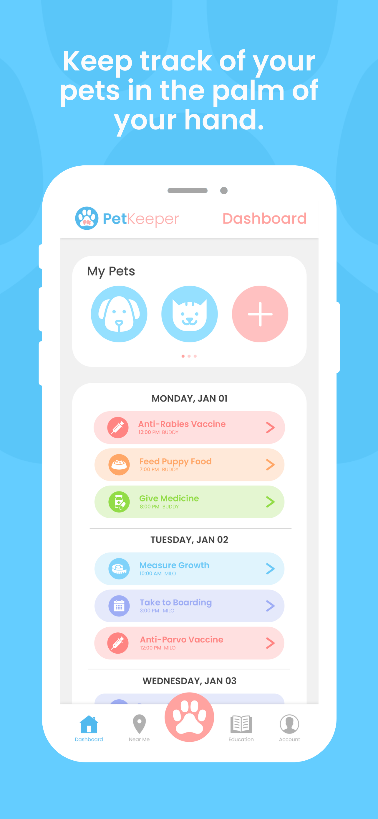 PetKeeper Pet Manager