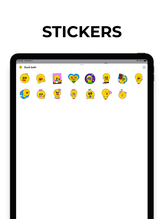 Rubber duck Emoji & Stickersのおすすめ画像1