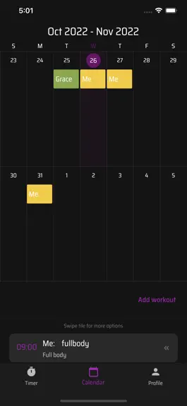 Game screenshot TRYHARD – Workout calendar mod apk