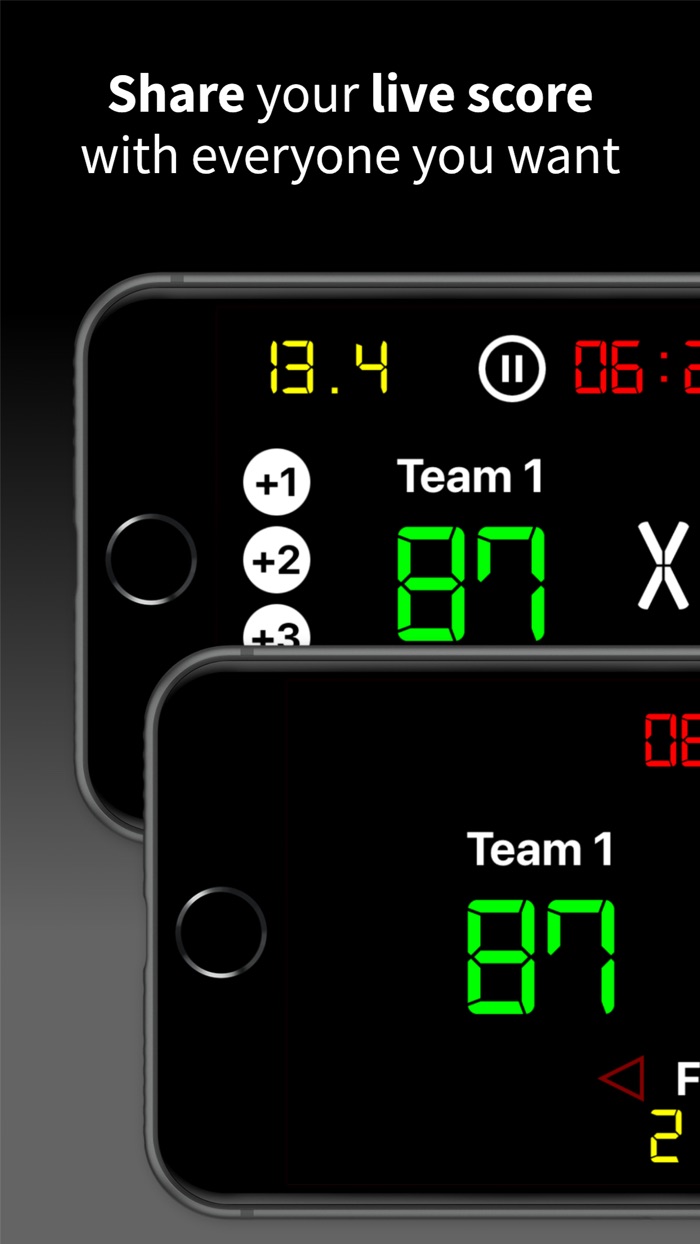 Virtual Scoreboard Keep Score