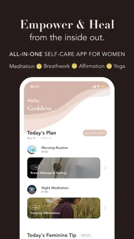Game screenshot Goddess: Spiritual Self Care mod apk
