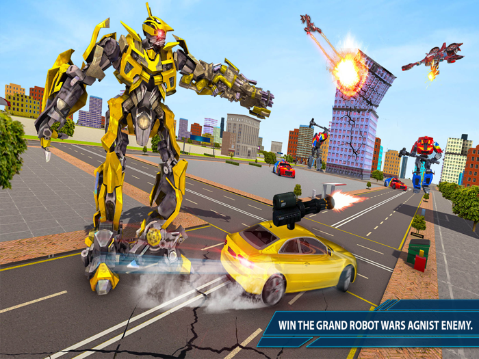 Robot Car Drone Transform