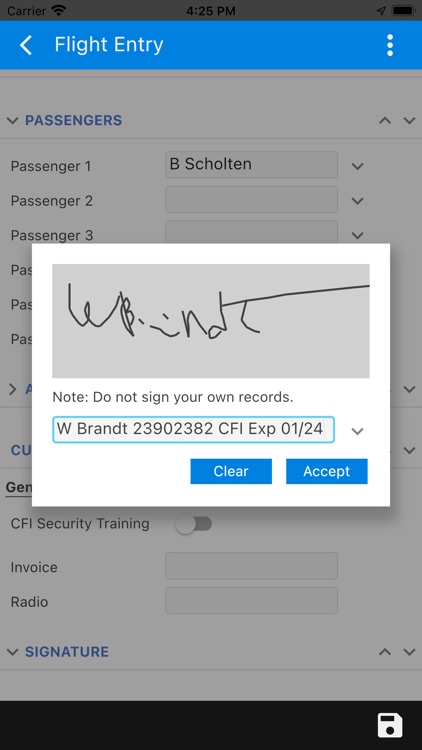 ZuluLog Pilot Logbook and EFB screenshot-3
