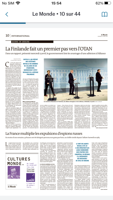 Journal Le Monde Screenshot