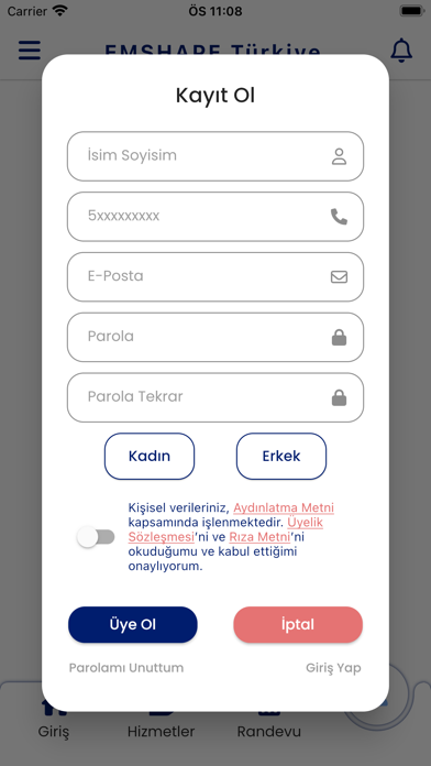 Emshape Türkiye Screenshot