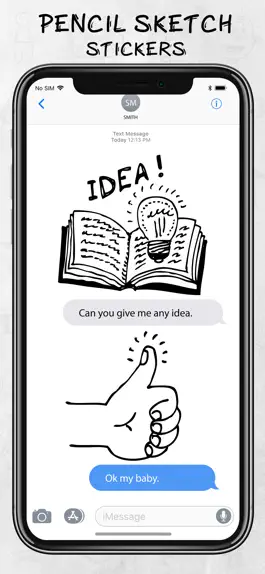 Game screenshot Pencil Sketch Stickers Pack hack