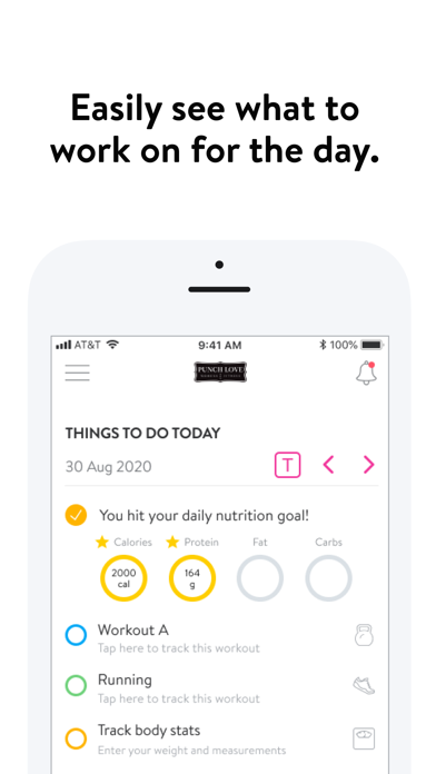 Punch Love PT Weightloss Coach Screenshot