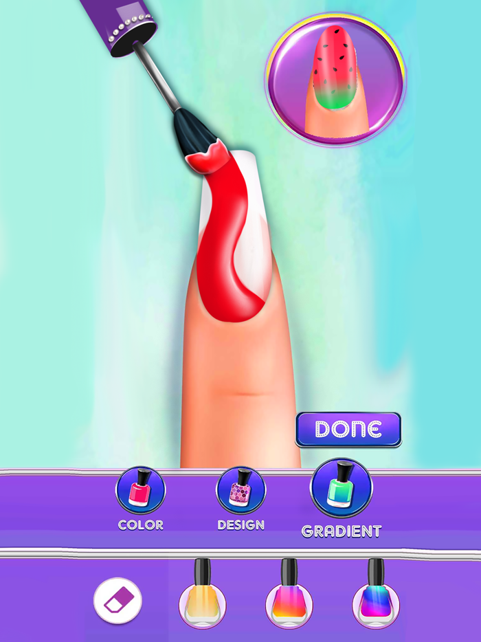 Super Stylist Nail Salon Games