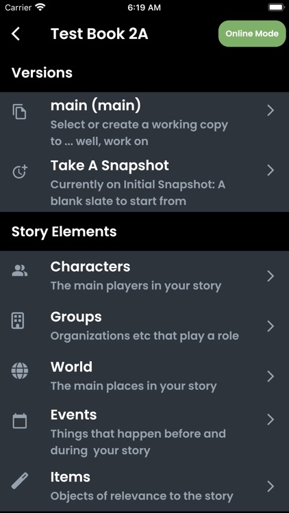 StoryLines - Write and Track