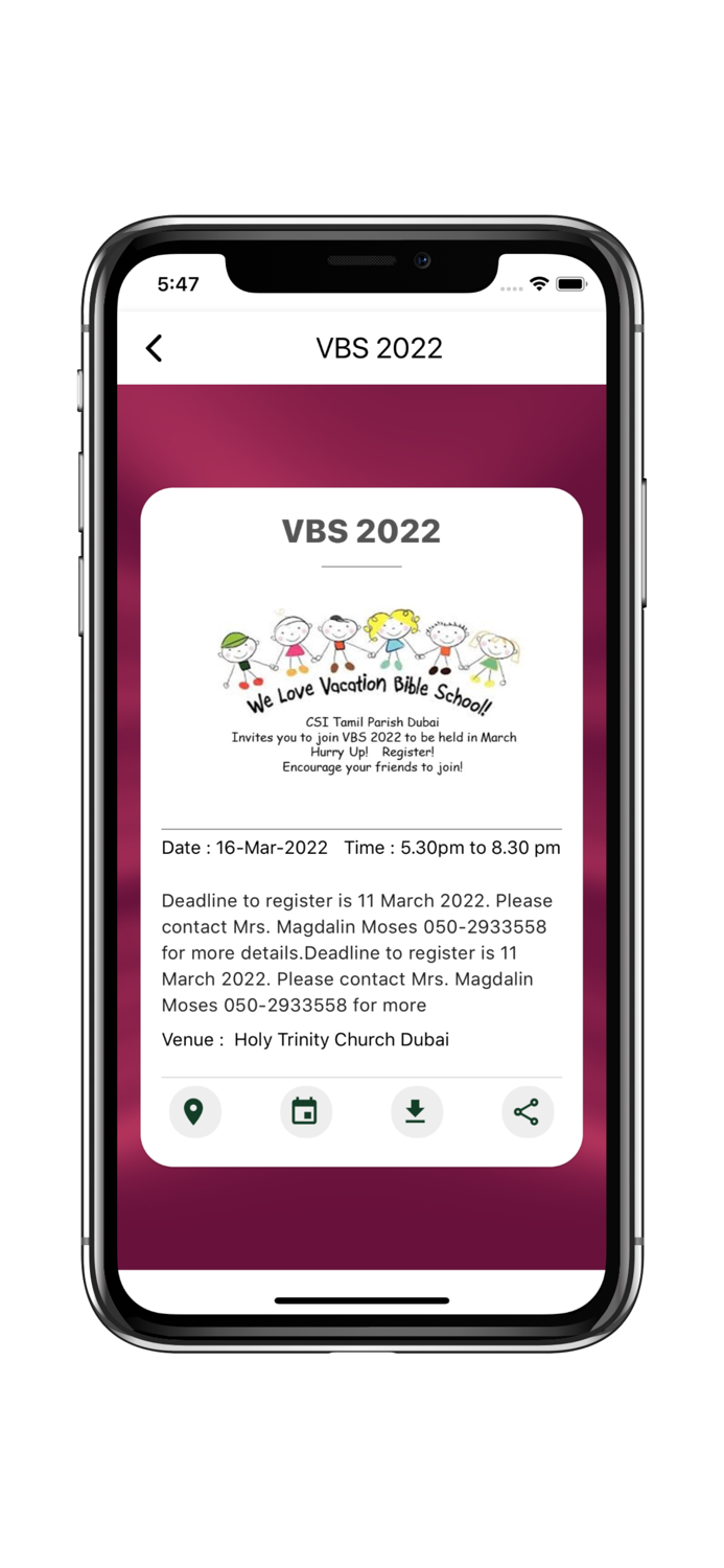 CSI Tamil Parish Dubai