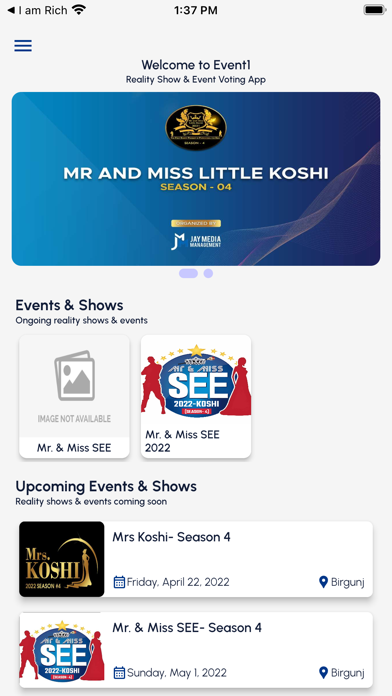 Event1 Screenshot