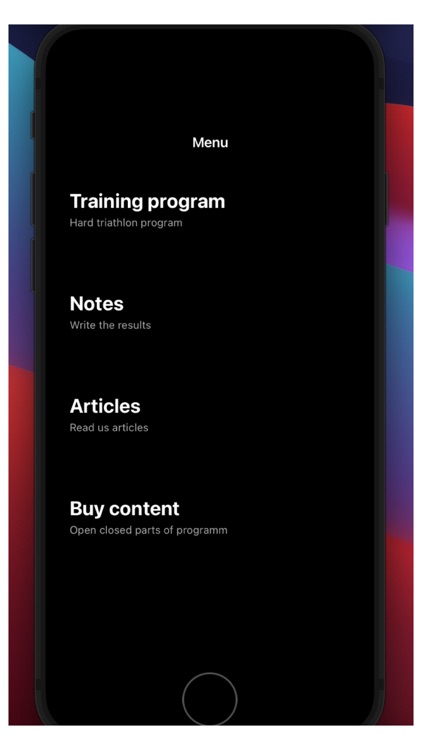 Fencing training program