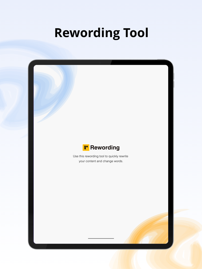 Rewording Tool