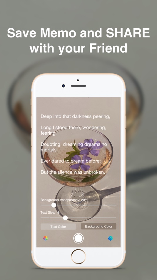 #2. Transparent Note - Memo App (iOS) Podle: Quoc Cuong Pham