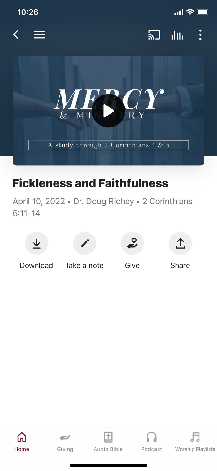 Pisgah Baptist Church App