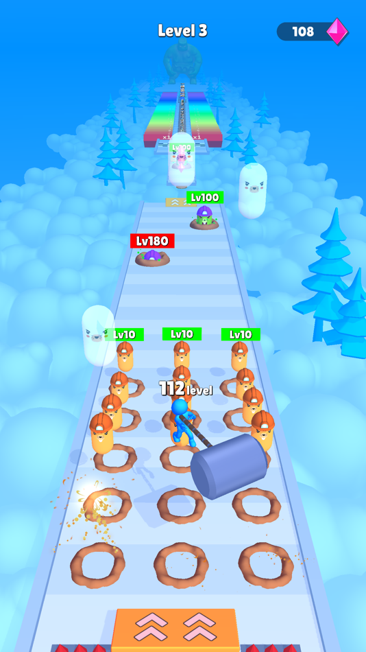 #4. Smasher Run 3D (iOS) By: Aden Games