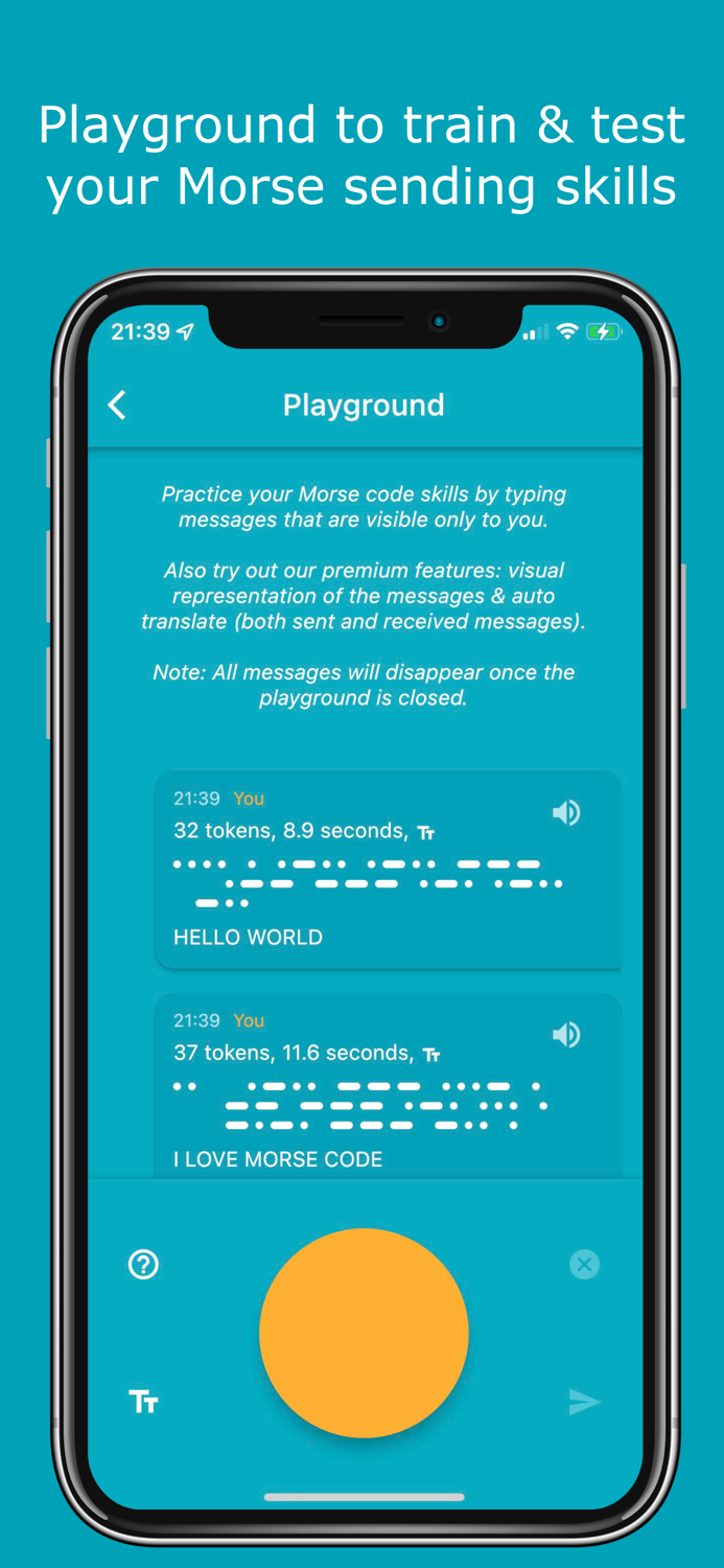 Morse Chat Chat in Morse Code