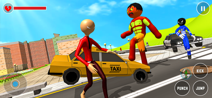 Stickman Hulking Hero Monster