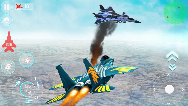 Plane Crash Fighter Jet Games screenshot-5