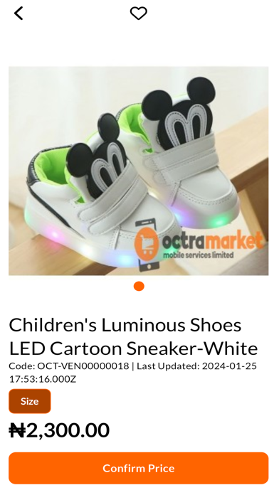 Octramarket Price Checker Screenshot