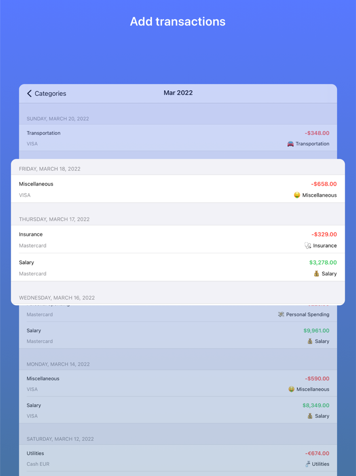TrackMyMoney - expense tracker