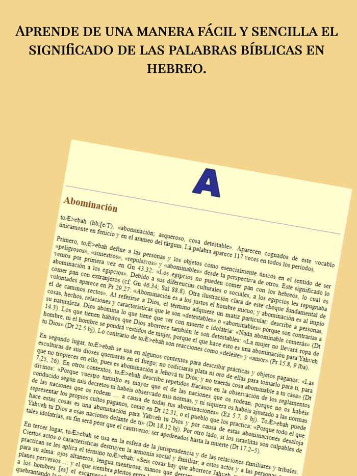 Diccionario Hebreo Bíblico