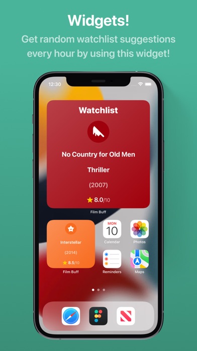 Film Buff - Journal & Tracker Screenshot