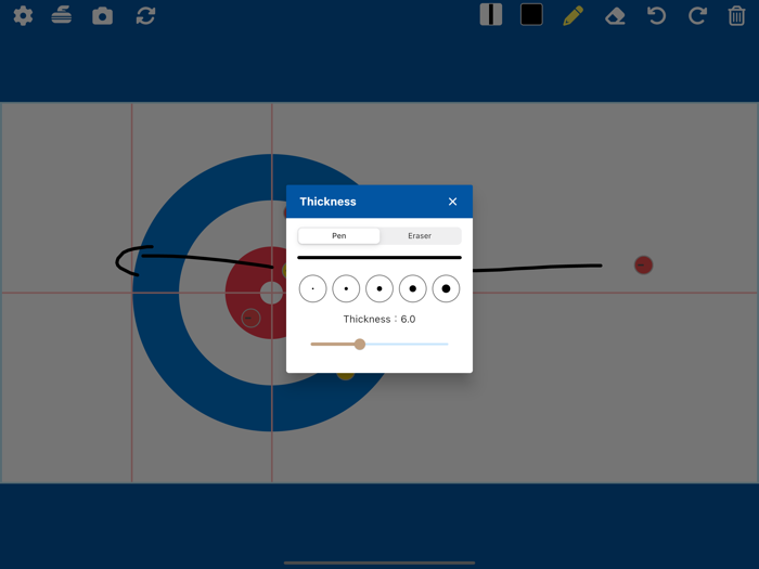 Curling Tactic Board