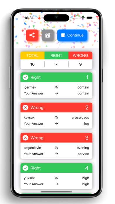 Word Game (English-Türkçe) Screenshot