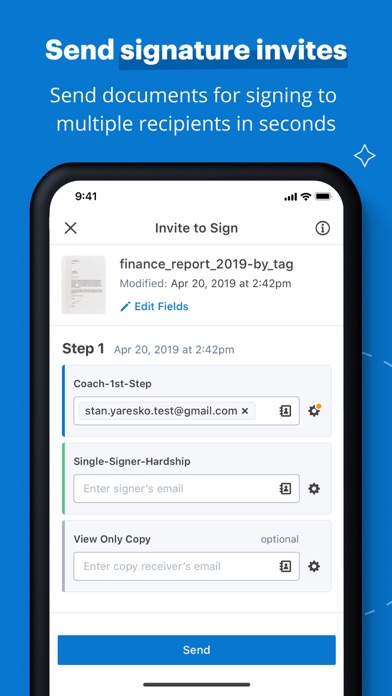 signNow: e-Signature app Screenshot