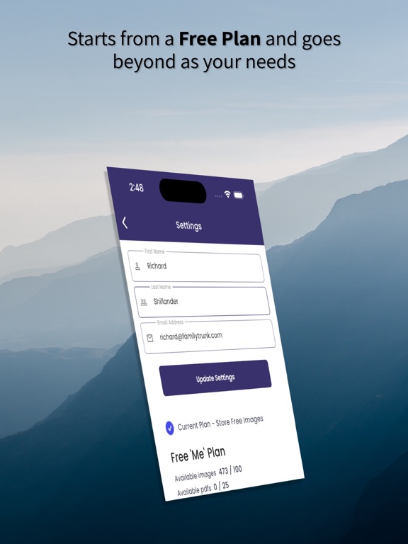 Family Trunk iPad screenshot 5 - Photo & Video app