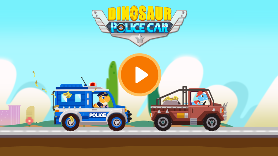 Dinosaur Police Car kids Games - 1.1.4 - (iOS)