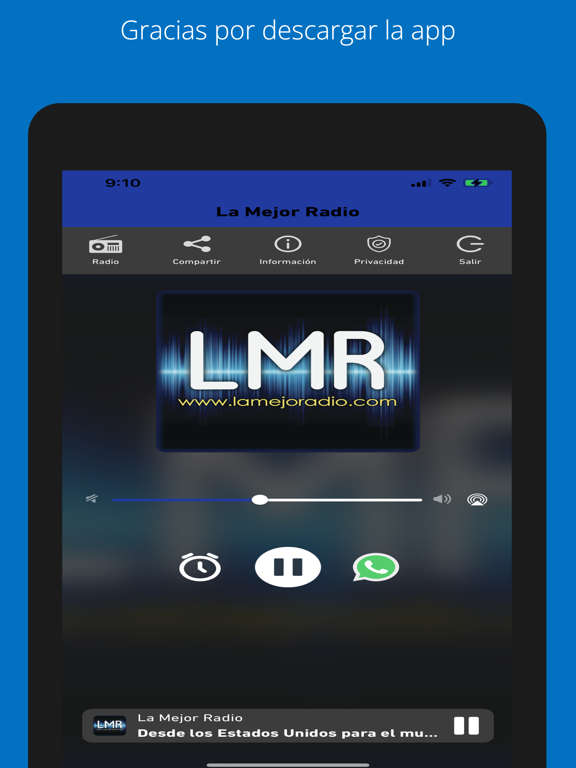 Screenshot #4 pour La Mejor Radio