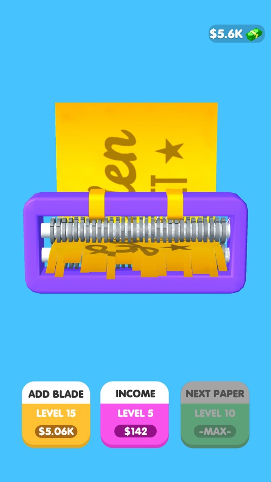 #6. Shredding Idle (iOS) 由: Virtual Projects Oyun Yazilim Ve Teknoloji