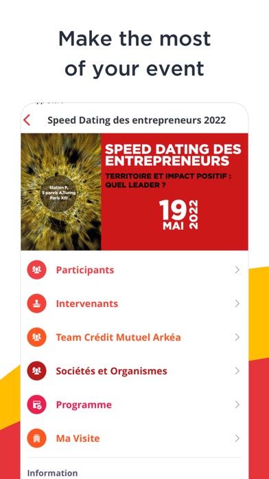 Speed Dating Arkea Banque E&I Screenshot