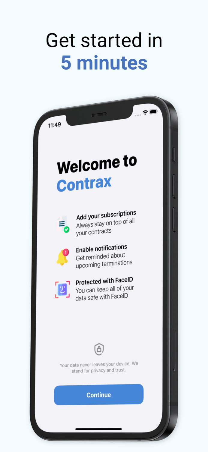 Contrax - Subscription Manager