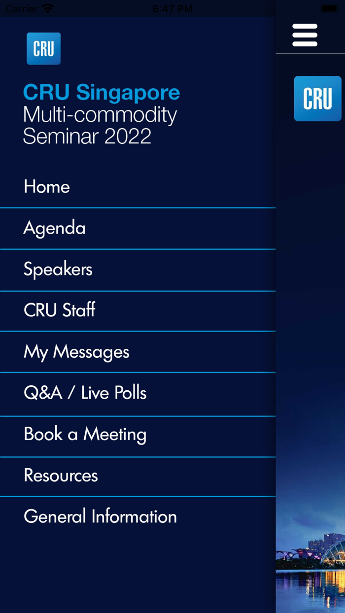 CRU Singapore Seminar 2022