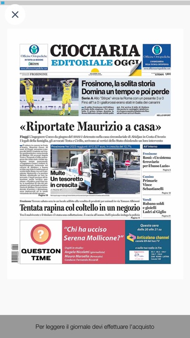 Ciociariaoggi.it Screenshot