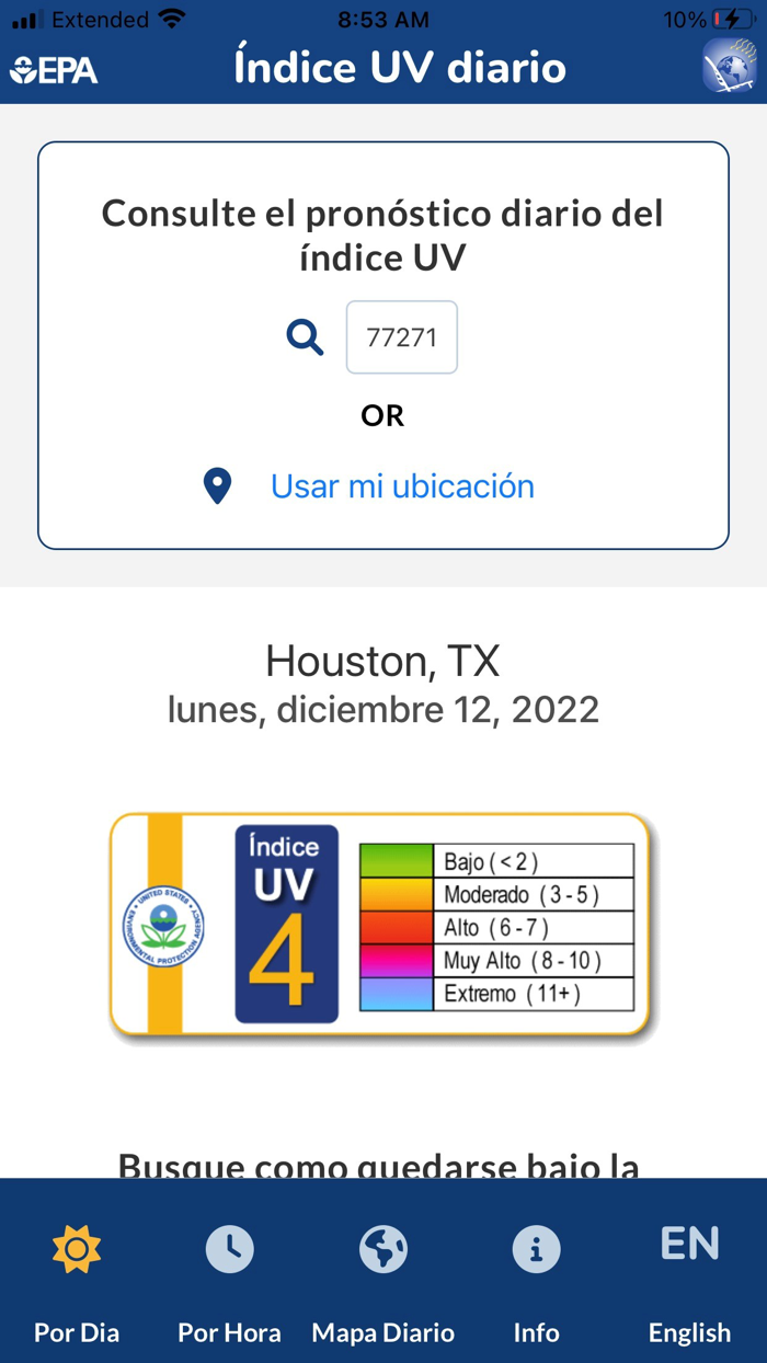 EPAs SunWise UV Index