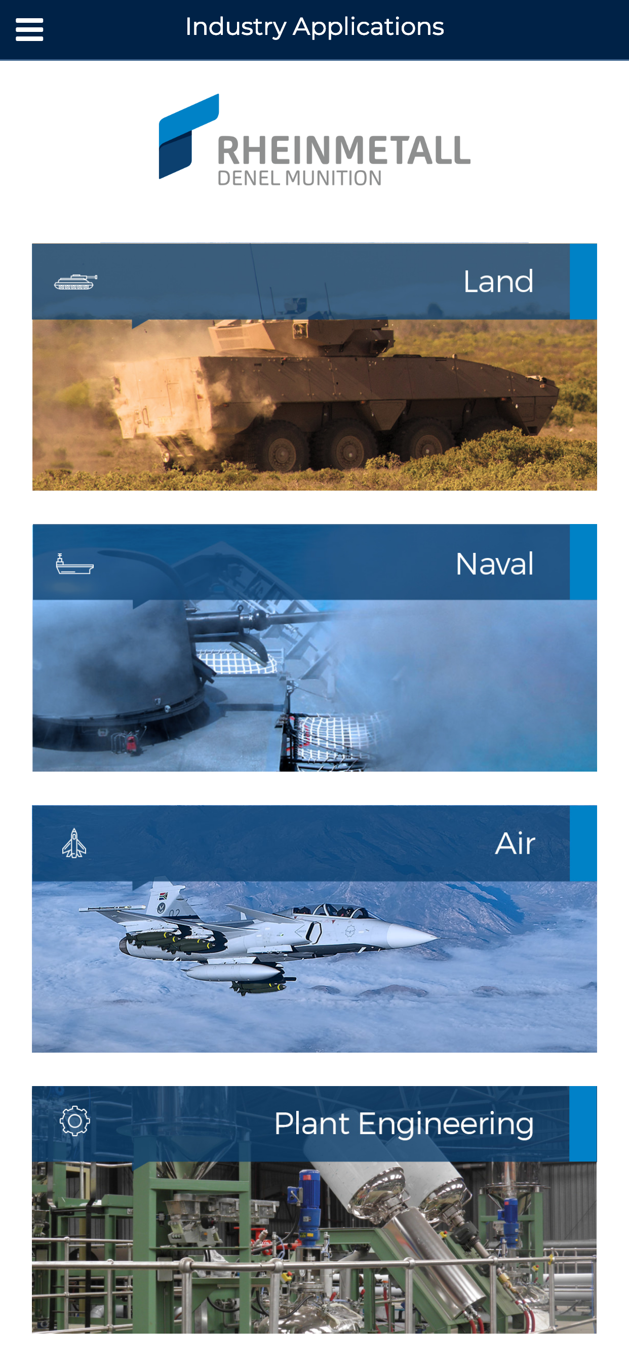 Rheinmetall Denel Munition screenshot 3
