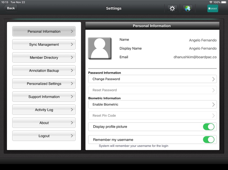 #4. BP GEOJIT OnPrem V3 (iOS) Av: BOARDPAC PRIVATE LTD