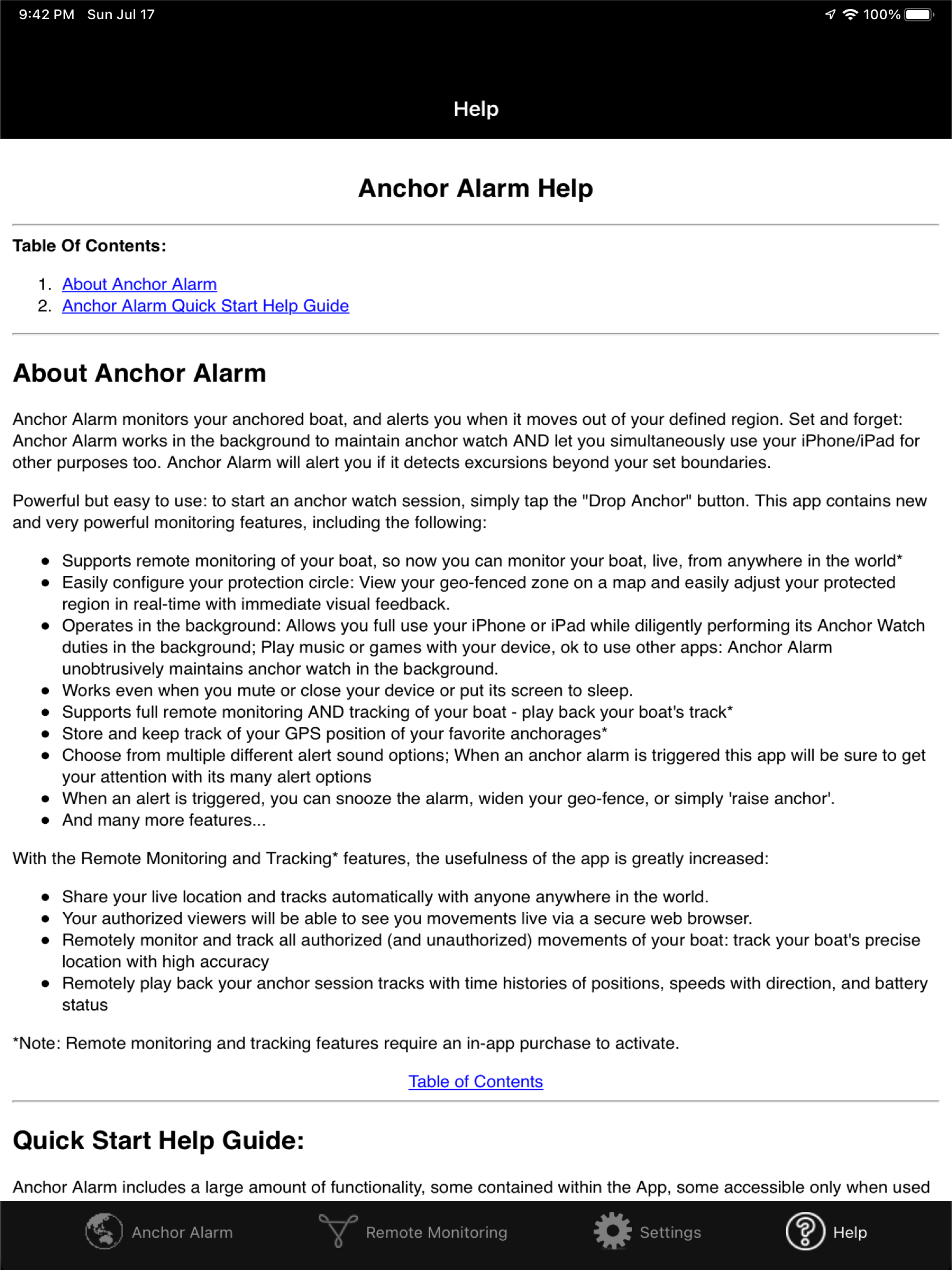 Anchor Alarm for Boaters screenshot 10