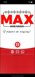 Max Web Rádio screenshot #1 for iPhone
