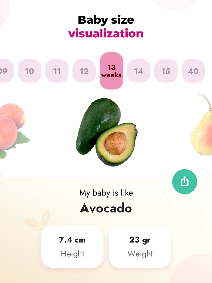 Baby Size - Pregnancy Tracker