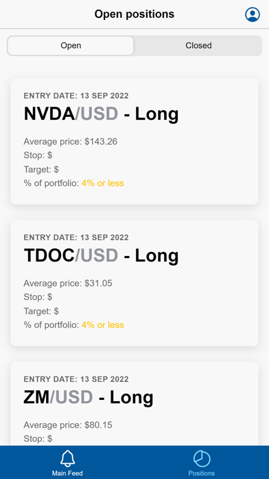 InTheMoneyStocks Screenshot
