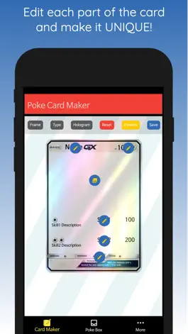 Game screenshot PKM Card Maker apk